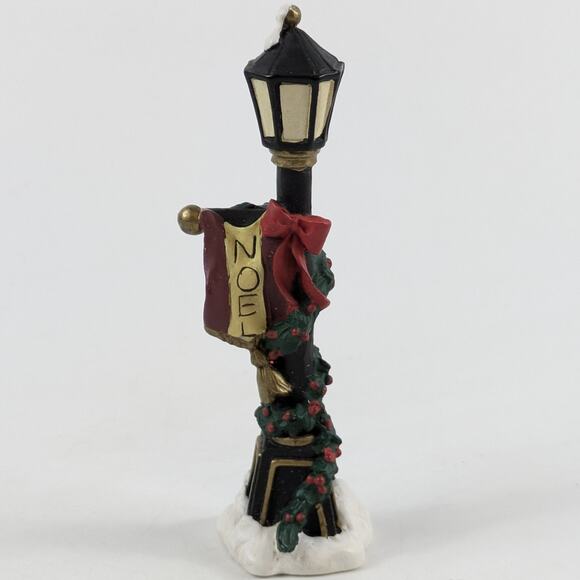 Unbranded Other - Christmas Lamp Post Ornament 4″ NOEL Banner Wreath Garland Holiday Street‑Lamp